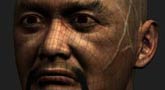 Game art wireframe character