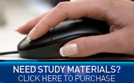 Hand on a computer mouse. Click image to purchase study materials.