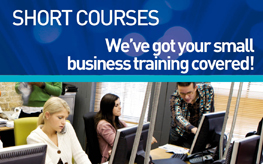 Students at computers. Click image to go to short course information.