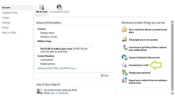 Forward your email Forward your email