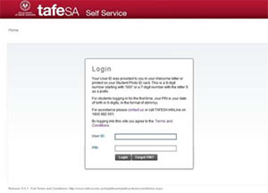 Login using ID and PIN