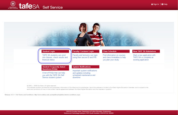 Student login