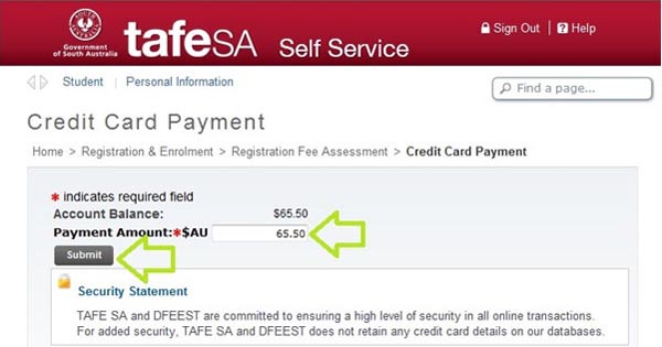 Credit Card Payment
