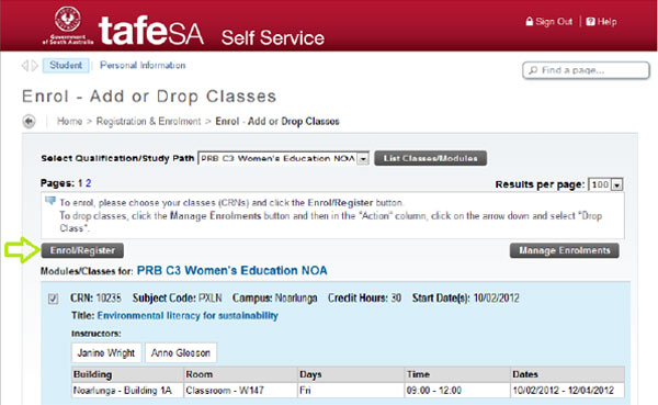 8a Enrol/Register