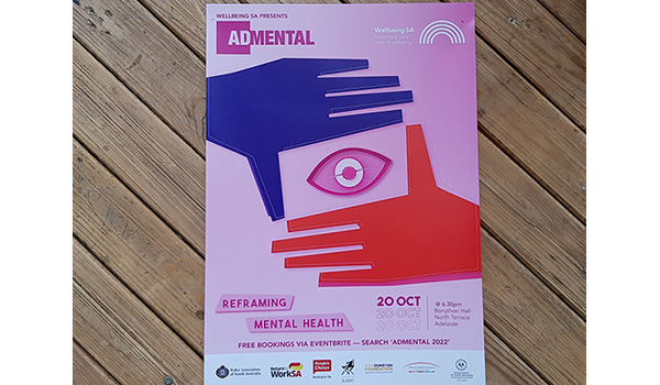 TAFE SA student Laura Sivewright has designed the AdMental poster.