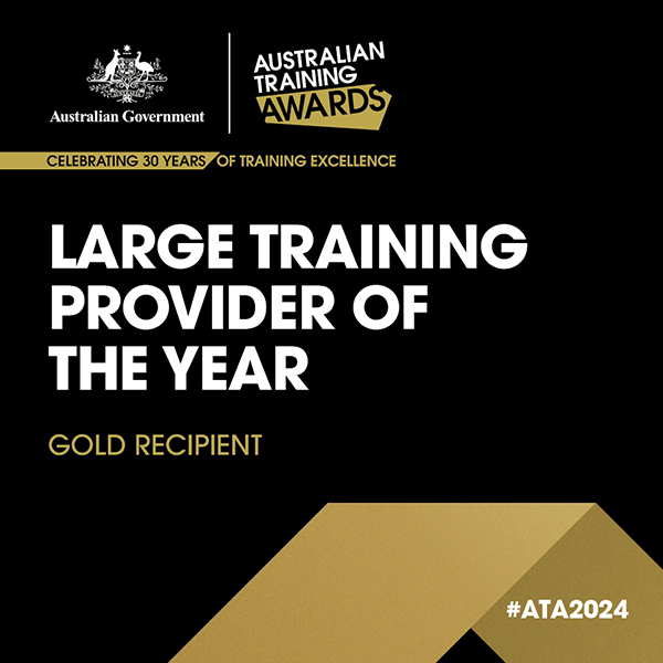 Large Training Provider of the Year 2024 Australian Training Awards