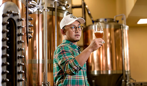 The beer brewing program is held at TAFE SA