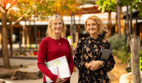 Picture of two Early Childhood and Care Educators