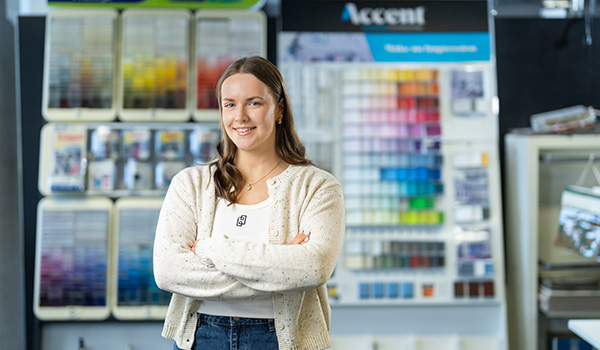 Interior design student