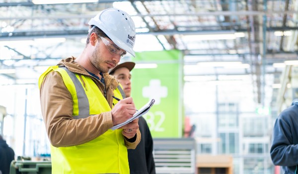 Worker in High Vis