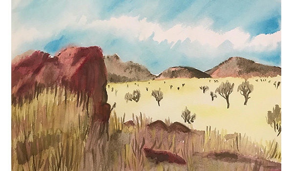 Painting by Katie Reckford