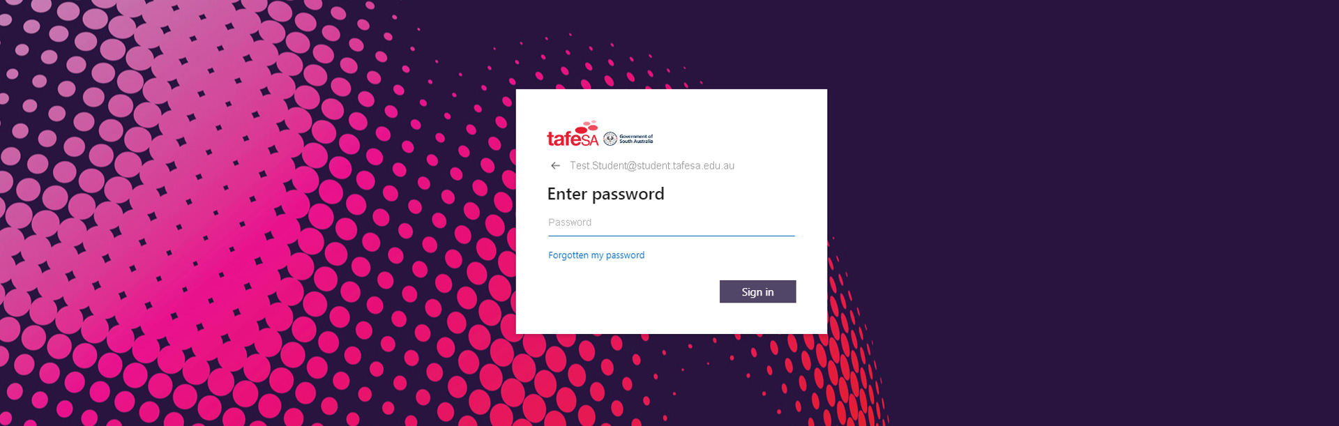 Login to TAFE SA